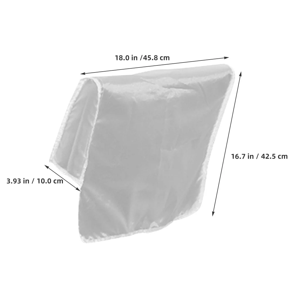 Salon Chair Back Protector Black Sturdy Polyester Fabric Waterproof Anti-Scratch Cover for Hair Beauty Nail Spa Massage Chair