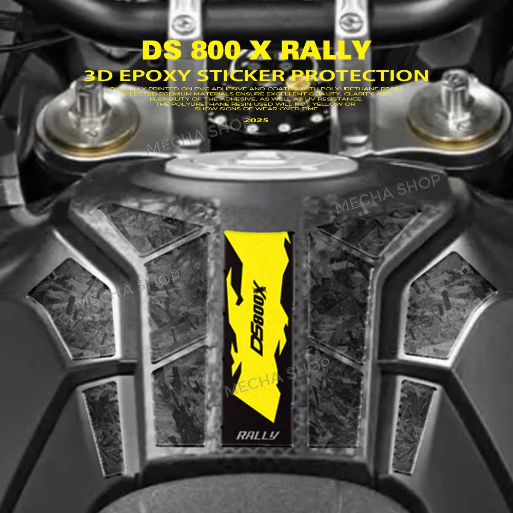 

3D Motorcycle Fuel Tank Protection Decal Tank Sticker Pad For Voge Valico 800DSX Rally 2025 2026