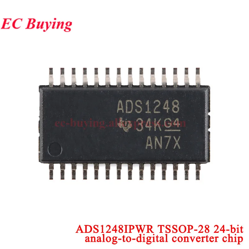 ADS1256 24bit 8 Channel ADC AD Module High Precision 30ksps ADS1256IDB ADC Collecting Data Acquisition Board 5V SPI Interface