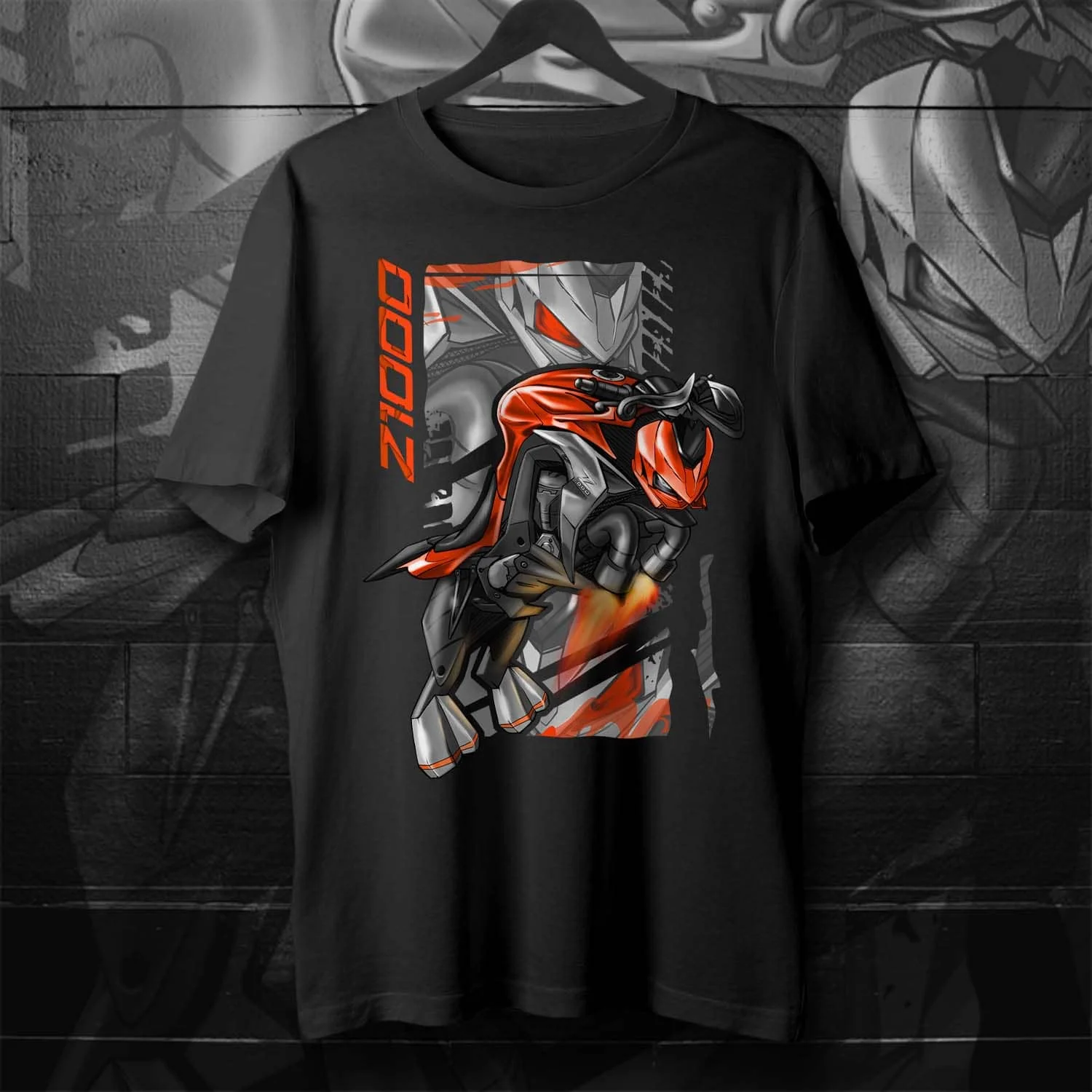 

Classic Japanese Motorcycle Z1000 Bull Inspired T-Shirt 100% Cotton O-Neck Short Sleeve Summer Casual Mens T-shirt Streetwear