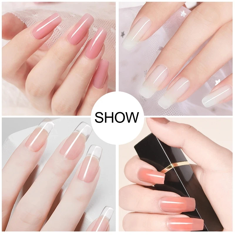 Kit de esmalte en gel con lámpara UV, máquina eléctrica para uñas, esmalte en gel base y top coat, set de herramientas para uñas 6