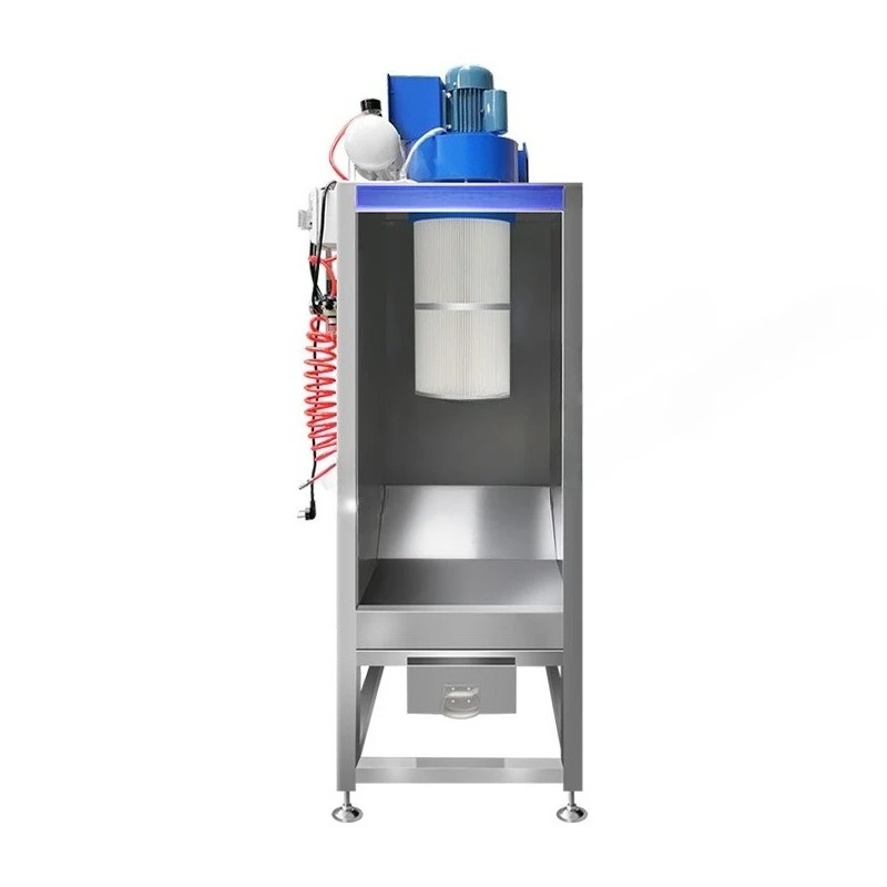 Small powder spraying recycling machine Sheet powder spraying cabinet Dust removal and environmental protection equipment