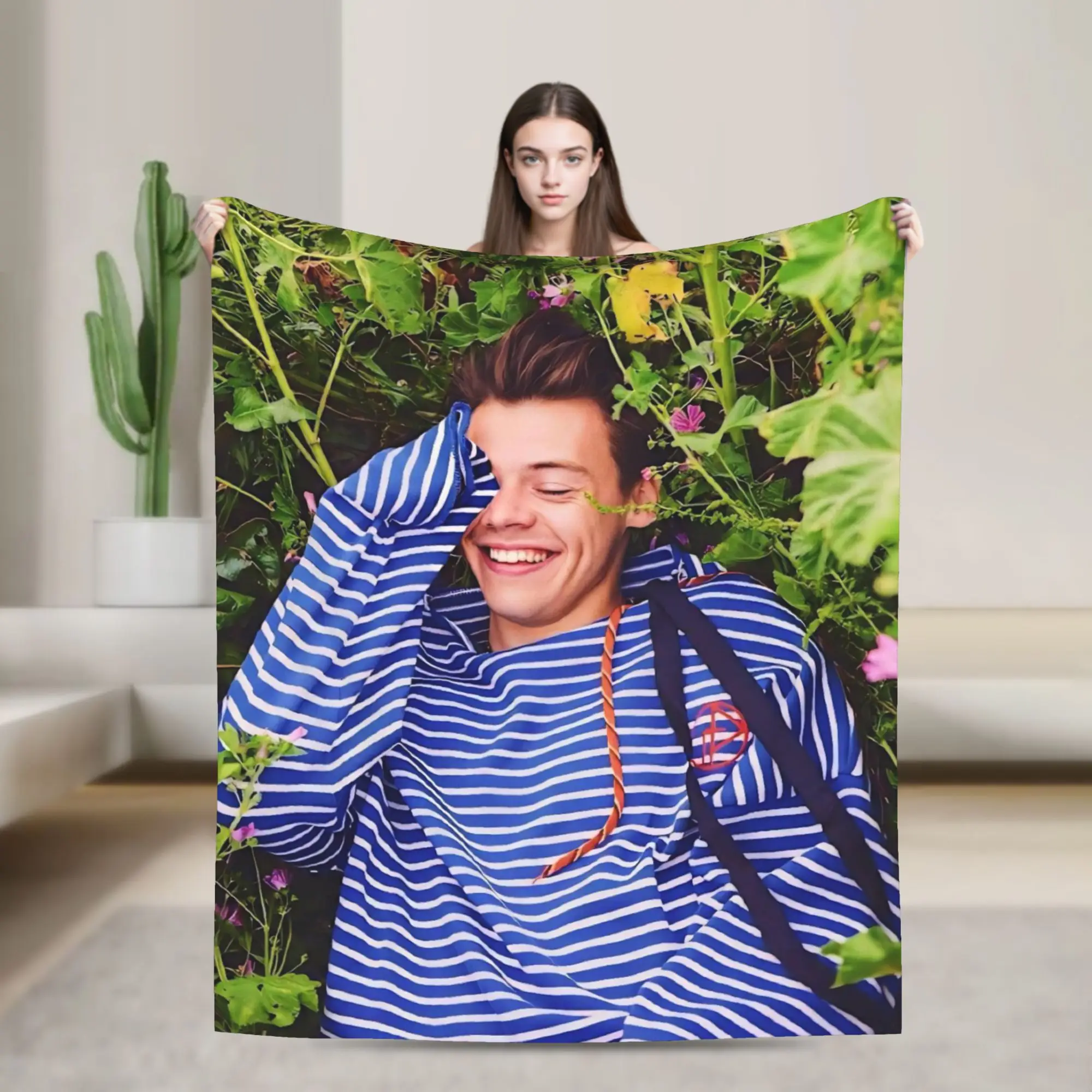Kiss All The Time Album Blankets Coral Fleece Plush Decoration Harrys Singer Styles Multifunction Throw Blanket Home Bedspreads