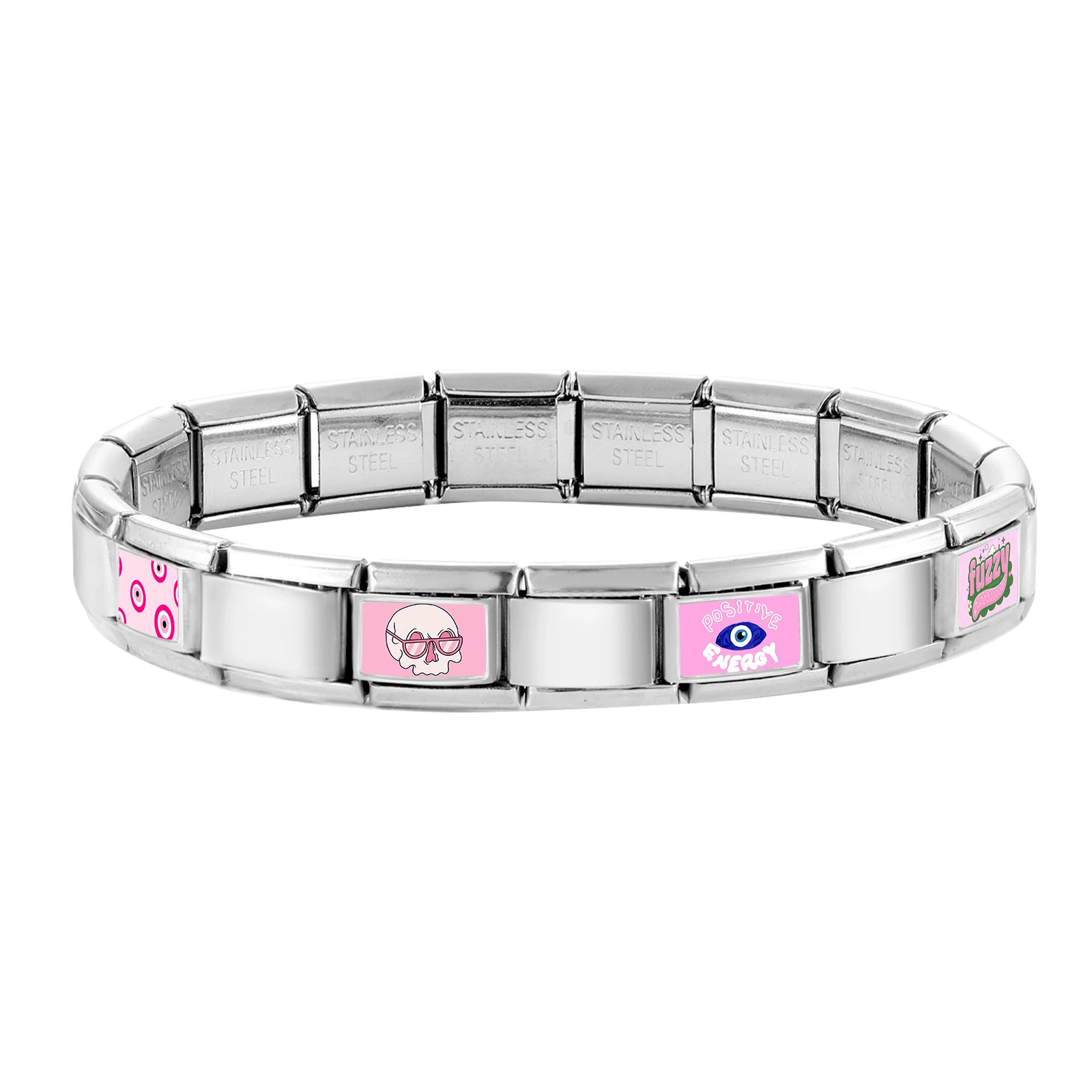 جديد جميل الحيوانات الأليفة القطط والكلاب وصلات سحرية إيطالية تناسب 9 مللي متر سوار الفولاذ المقاوم للصدأ النساء الرجال DIY بها بنفسك صنع المجوهرات #4