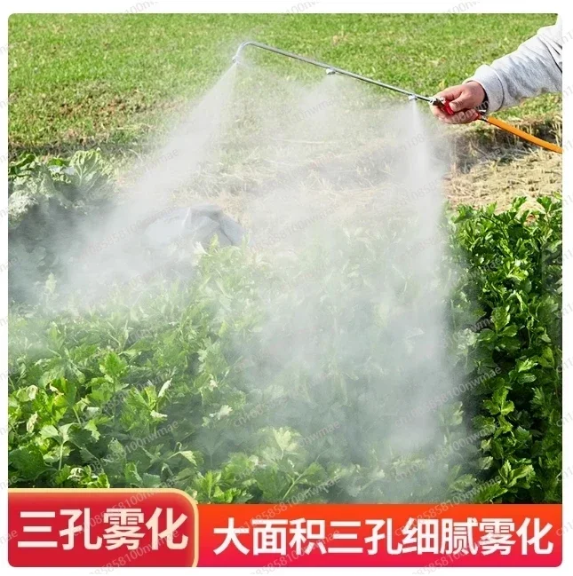 High Pressure Farm Sprayer & Duster -  Powered Backpack Unit for Crop Pesticide, Fertilizer Spreading