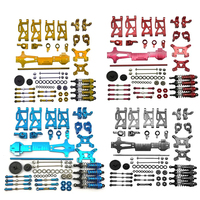 Wltoys 144001 144002 144010 124017 124019 Metal Upgrades Parts Modification Kits Swing Arm Shock Absorber Set RC Car Accessories