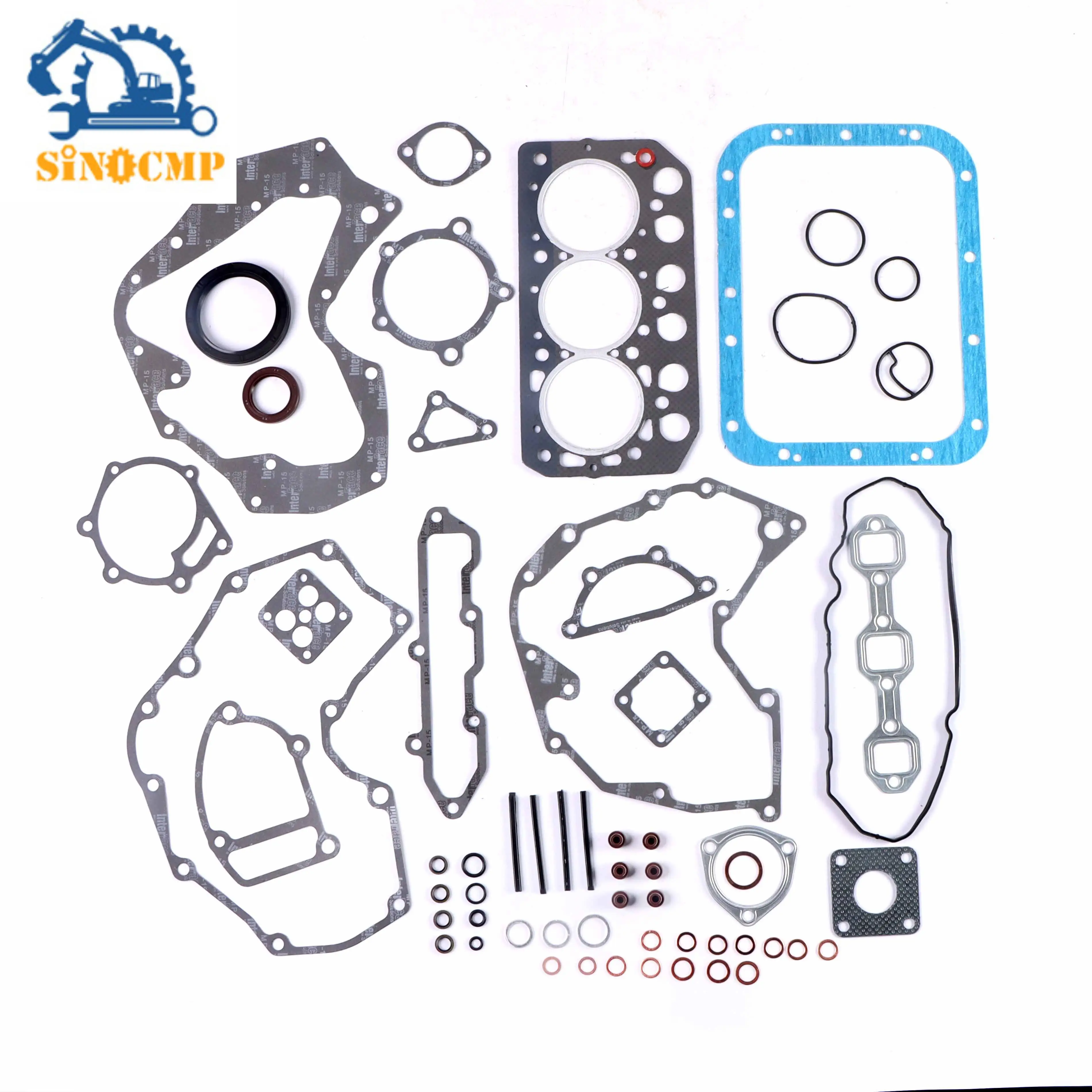 

1Set Engine Overhaul Gasket Kit for Mitsubishi S3L S3L2 S3L2-E Engine Peljob EB250 EB300 EB306 Diesel Machines AG-31B01-23200