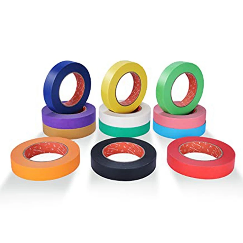 Colored Masking Tape Bulk Colored Tape Rolls 1, 980 Feet X 1 Inch Of 12 Colors Fit For Kids