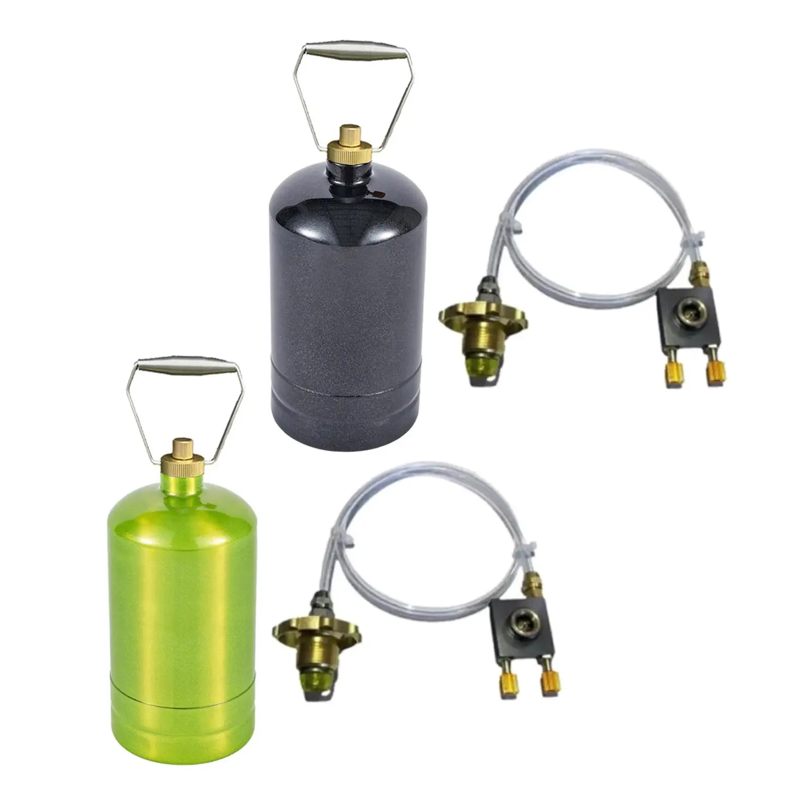 Outdoor Empty Gas Cylinder 1.6L for Fishing Outdoor Activities Gas Burner