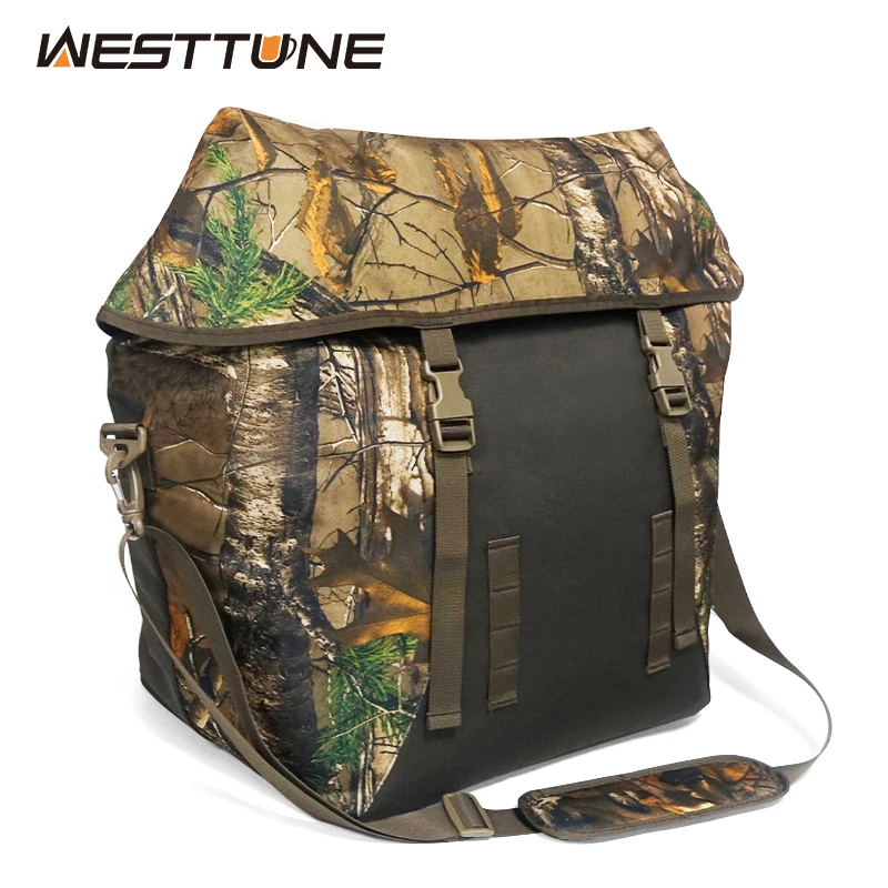 WESTTUNE ハンティング用防臭バッグ 厚手 防臭ダッフル収納バッグ 香りロック ウェーダーバッグ ハンティング用衣類＆アクセサリー用