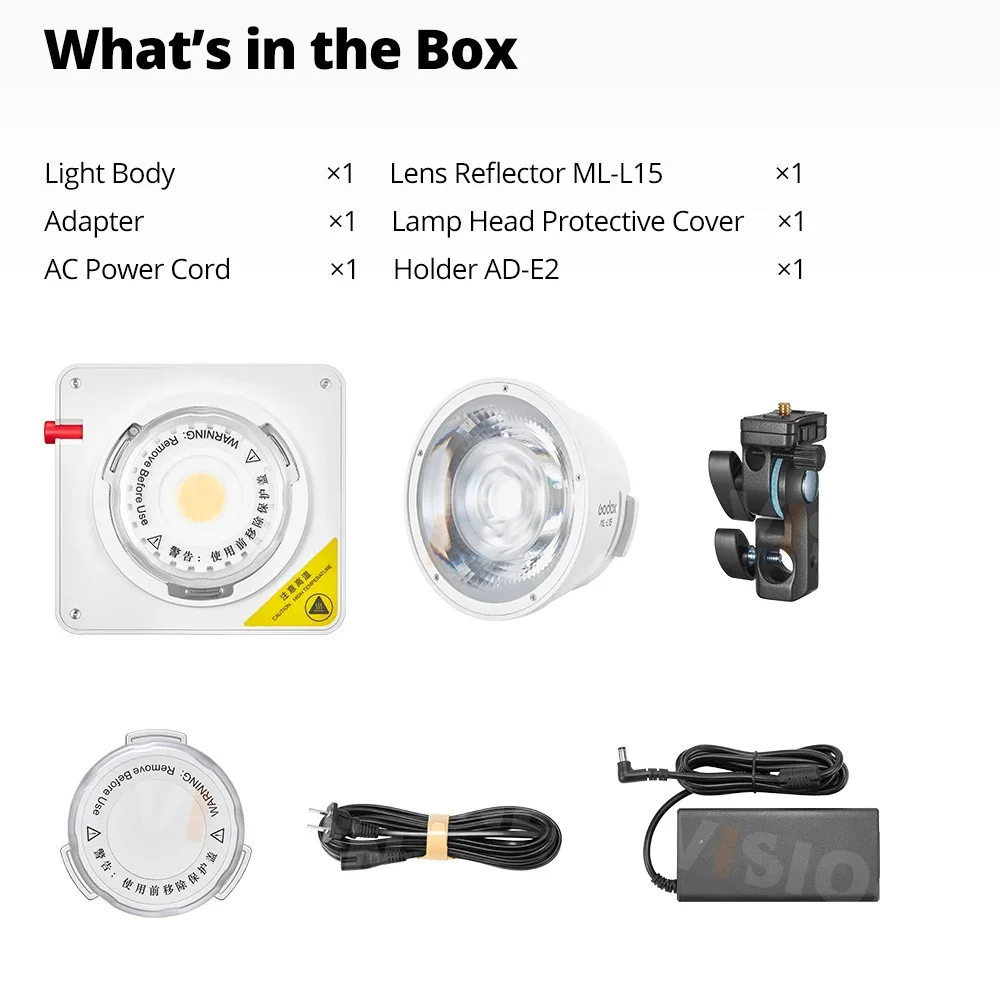 

Godox ML100Bi Portable LED Light 120W Onboard & App Control Photography lamp for tiktok live streaming Video recording, lamp