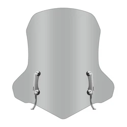 Universal Motorcycle Windshield Retro Front Wind Deflector Windscreen Modified Accessories for Motorbike Scooter Dirt Bike