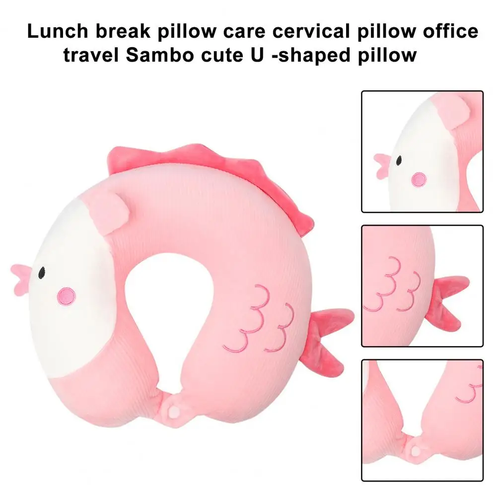 

Kids Travel Pillow Ultralight Cartoon Neck Pillow for Travel Office Kids Memory Foam Ergonomic Head Neck Support Cushion Memory