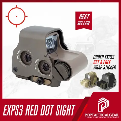 NEW Holy Warrior S1 EXPS3 NV Fucntion 558 Red Dot Sight Hunting Scope with Original Logo AR15 Accessories Picatinny Softair