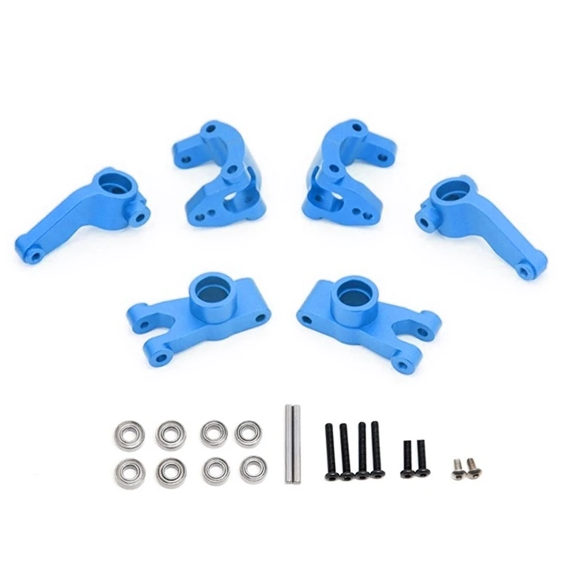 Front Steering Block Knuckles & C-Hubs & Rear Hubs Set For Arrma 1/10 Granite Voltage MEGA 2WD RC Car Upgrade Parts