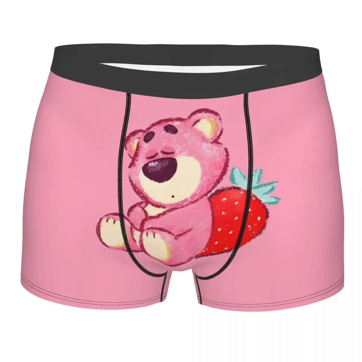 

Пользовательские шорты-боксеры в стиле аниме Lotso для Homme, нижнее белье с 3D принтом, трусы, мягкие трусы