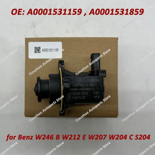OE A 0001531159   A 0001531859   Válvula Solenoide del turbocompresor para adaptador de válvula de descarga Mercedes Benz 0001531859 70187002 0001531159