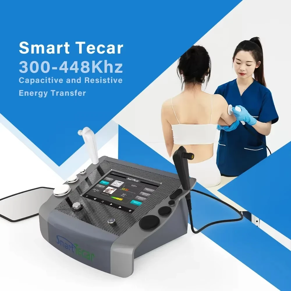 

Smart Tecar 448KHz Indiba 300W Therapy Machine for Sport Injury Rehabilitation High-Frequency Treatment Device