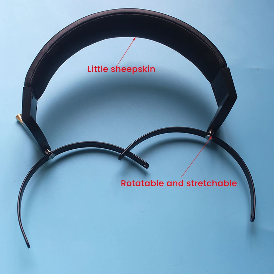 TCE Headphones DIY Metal Headband Head Beam Parts 110mm Rotatable Headphones Headband,over-Ear Headphone Headband DIY