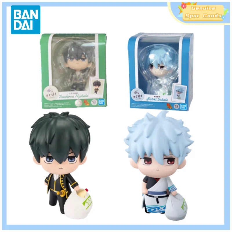 

Оригинальные фигурки Bandai GINTAMA: Саката Гинтоки, Хиджиката Тоширо. Аниме-фигурки, модель, подарок для детей, любителей аниме и коллекционеров.