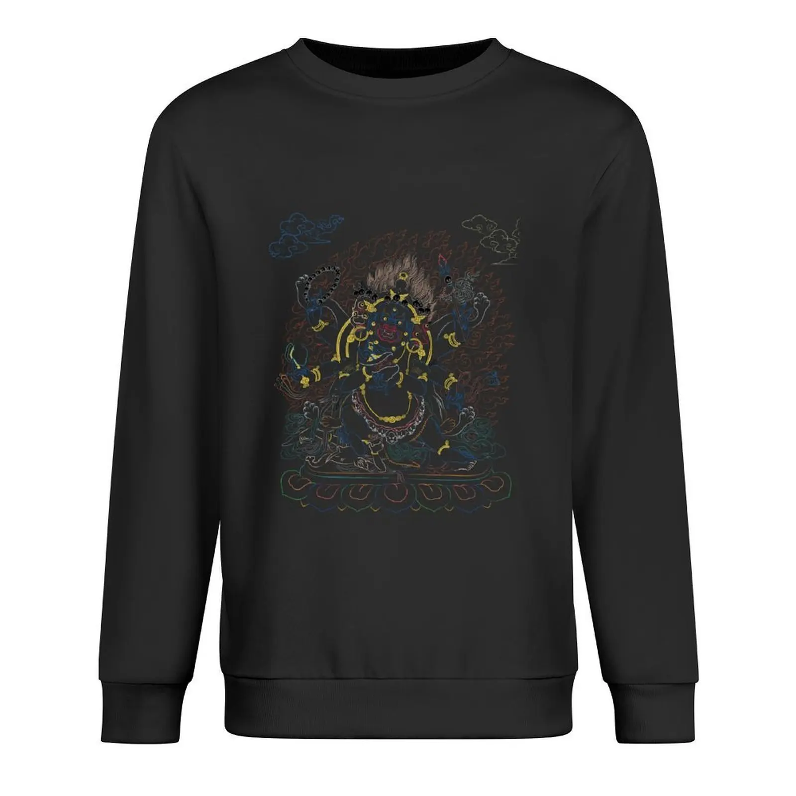 

Mahakala Pullover graphic t shirts men autumn new products men's coat men's autumn clothes oversize sweatshirts