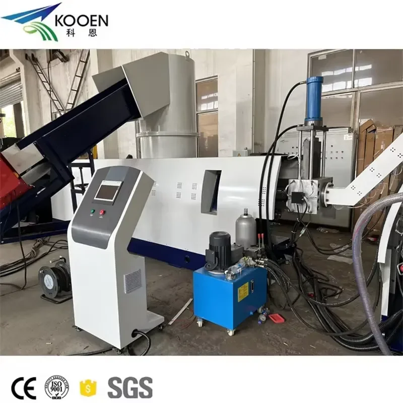 Automatic PE PP Plastic Pellets Making Machine Plastic Granulator Machine Recycle Extruder Recycling Granulating Machine