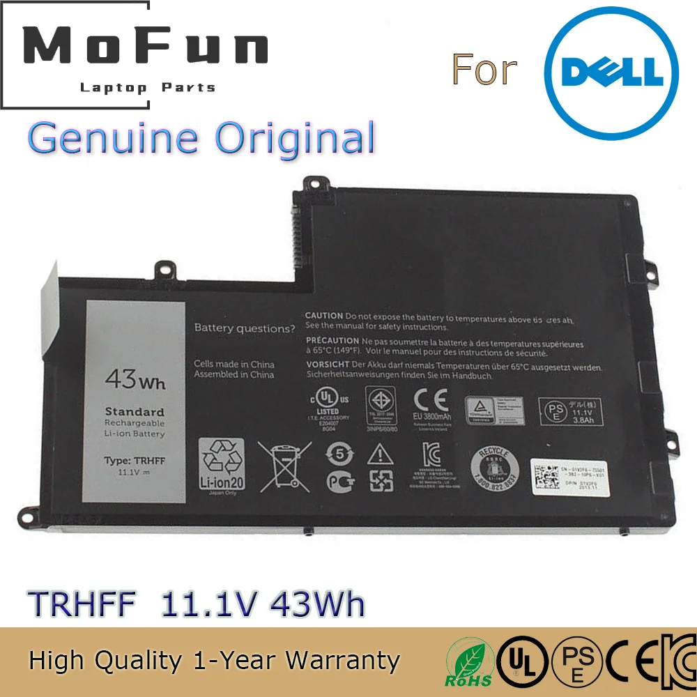 

Совершенно новый оригинальный аккумулятор TRHFF 11,1 В 43Wh для ноутбука Dell Inspiron 15 5445 5545 5447 5547 5448 5548 серии