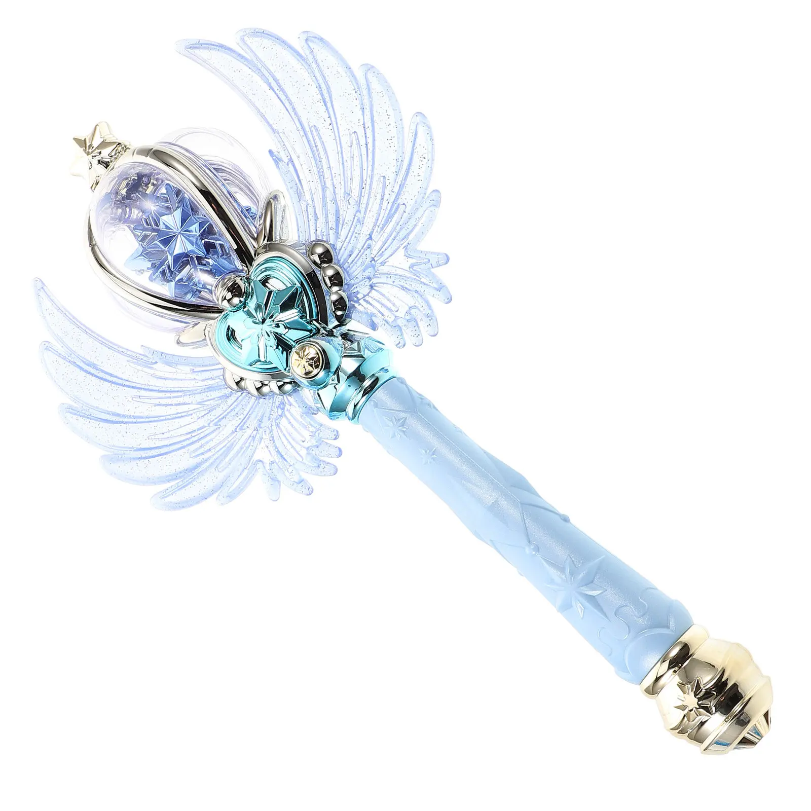 

Glowing Fairy Wand for Kids Light Up Princess Wand with Design Dress Performance Party Favor Illuminated