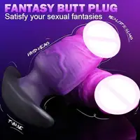 Dildo Anal Plug Huge Real Penis 4 Size Wearable Sex Toys For Men Women Butt Massager Soft Silicone With T Base Penetration Anal - Image 2