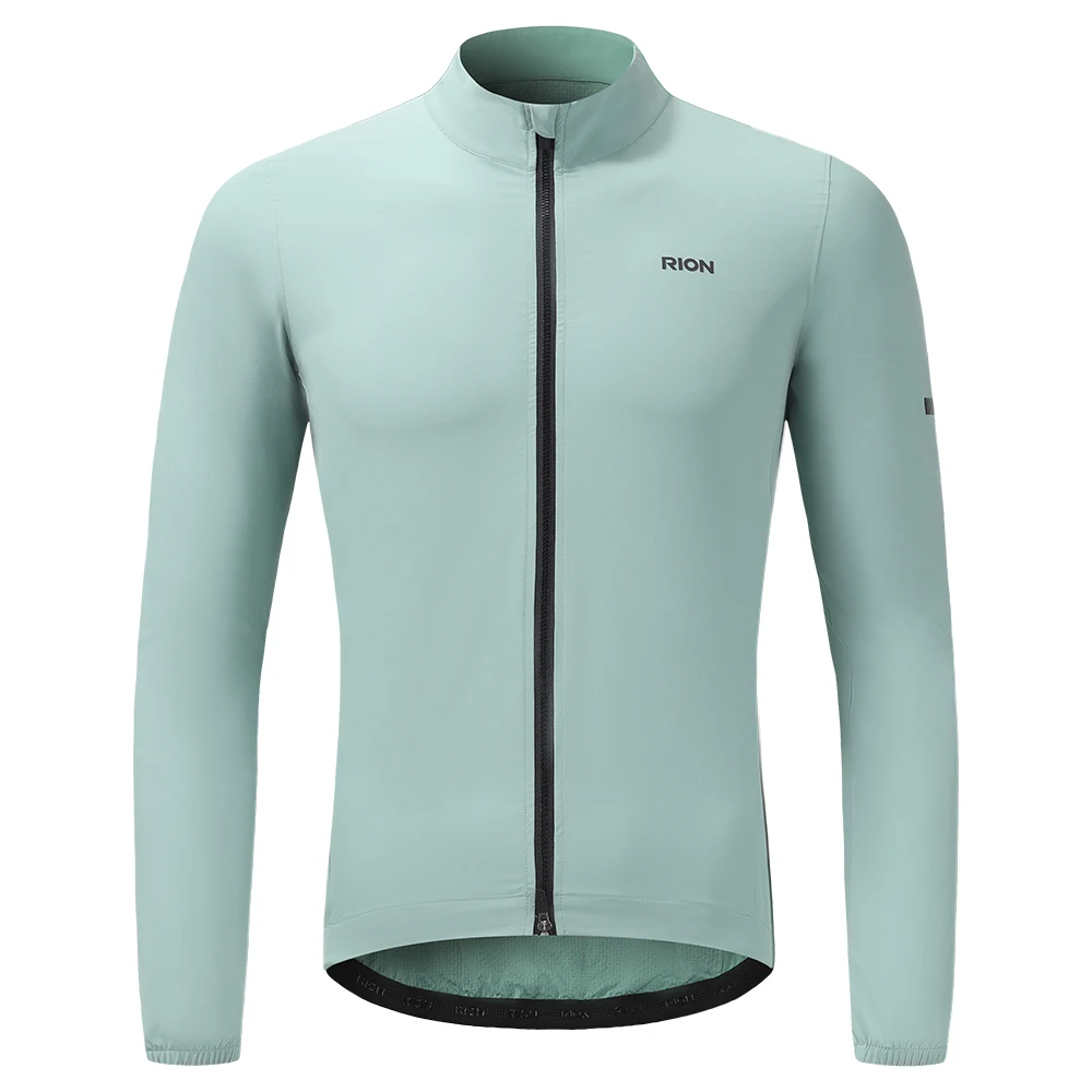 RION Herren Windbreaker Packbare Fahrradjacke Winddichte Fahrradjacke Fahrradbekleidung MTB-Jacken UPF50+ Sonnenschutz Leichtgewicht