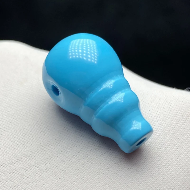 11x13x21mm Cloud Cover High Porcelain Blue Turquoise Three-way Buddha Loose Bead Accessories