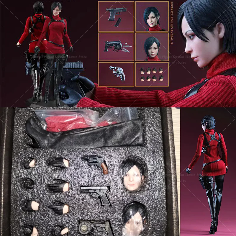 

BY-ART ADAH 1/6 Scale Red and Black Visual Feel Eastern Mystery Agent 12-inch Full Set Action Figure Soldier In Stock BY-021