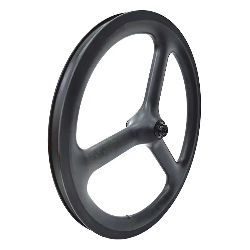 16 Inch 349 3 Spokes Carbon Wheel 16\'\' Folding Bike Trispokes 74 100 Rim Disc Brake Beskardi For Brompton Dnhon Fnhon Gust