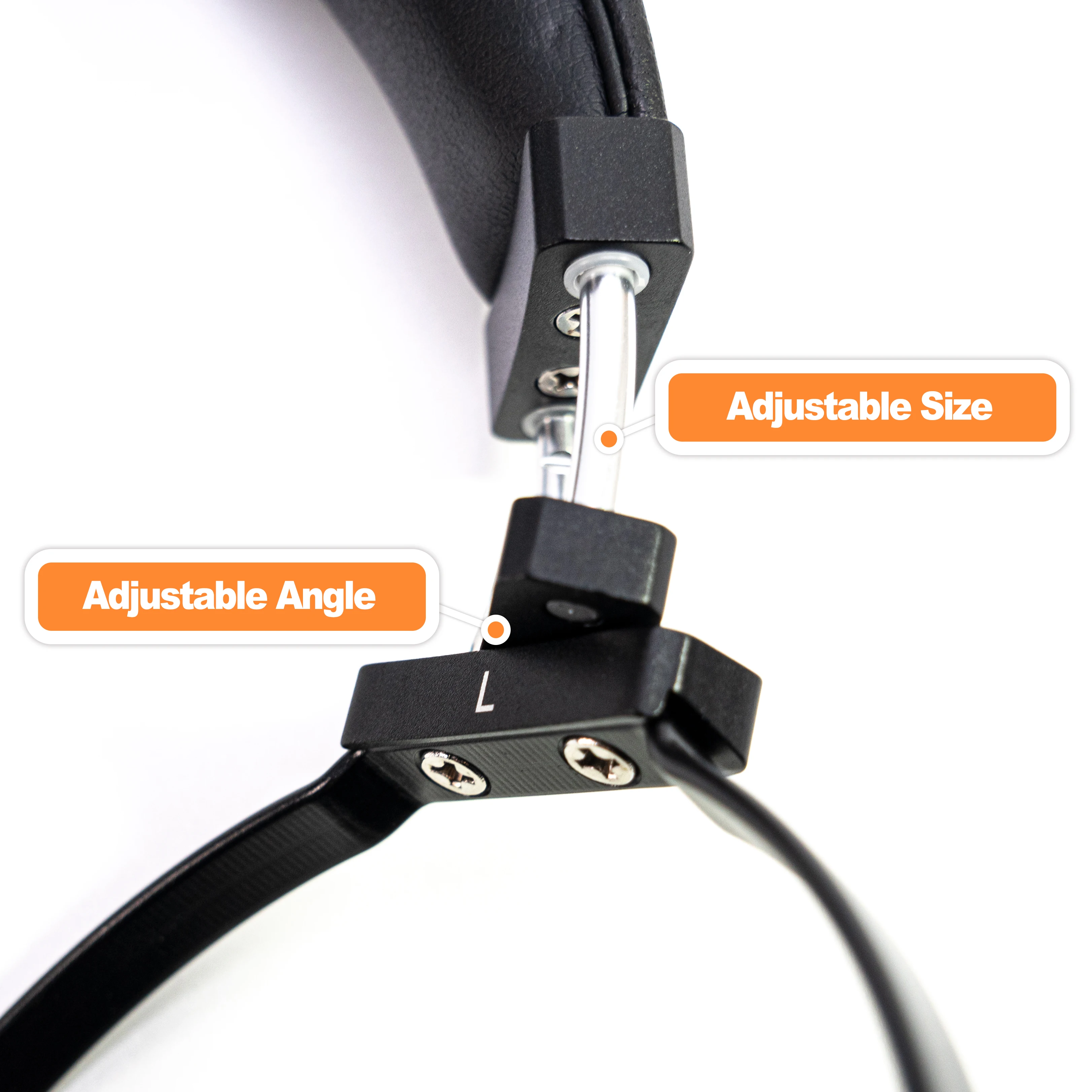 Genuine Leather Full Metal Headband For Sennheiser HD650,HD660 S
