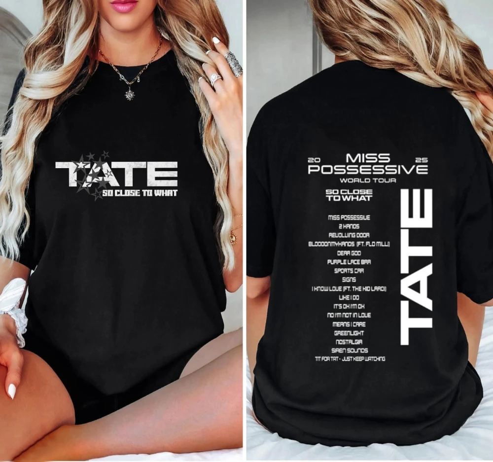 Tate Miss Possessive World Tour T-shirt, 