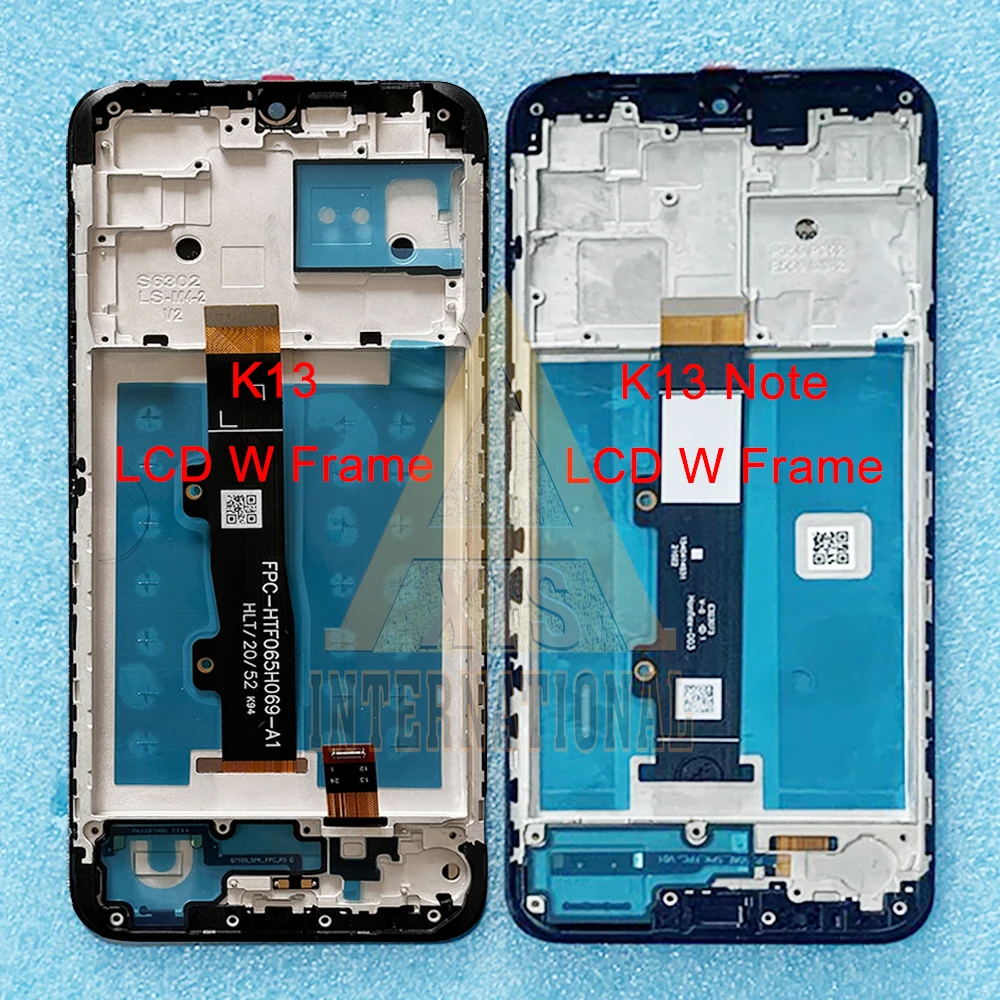 Original New For Lenovo K13 K13 Note LCD Display Screen+Touch Panel Digitizer For Lenovo K13 Pro XT2129-3 LCD Screen Frame