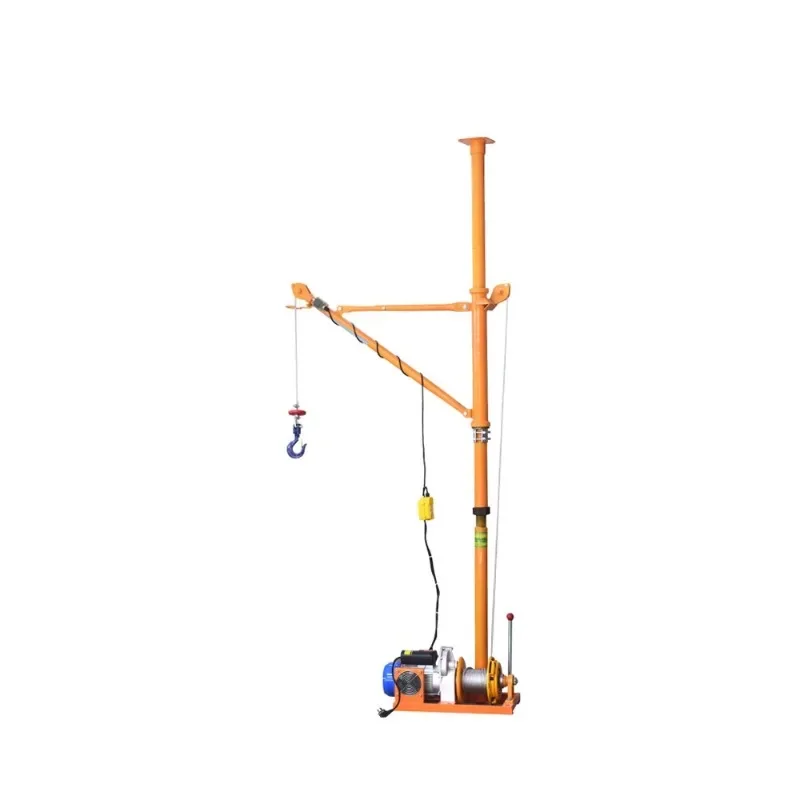 Indoor lifting machine Household 220V electric hoist Small building decoration lifting and feeding machine Crane door and window