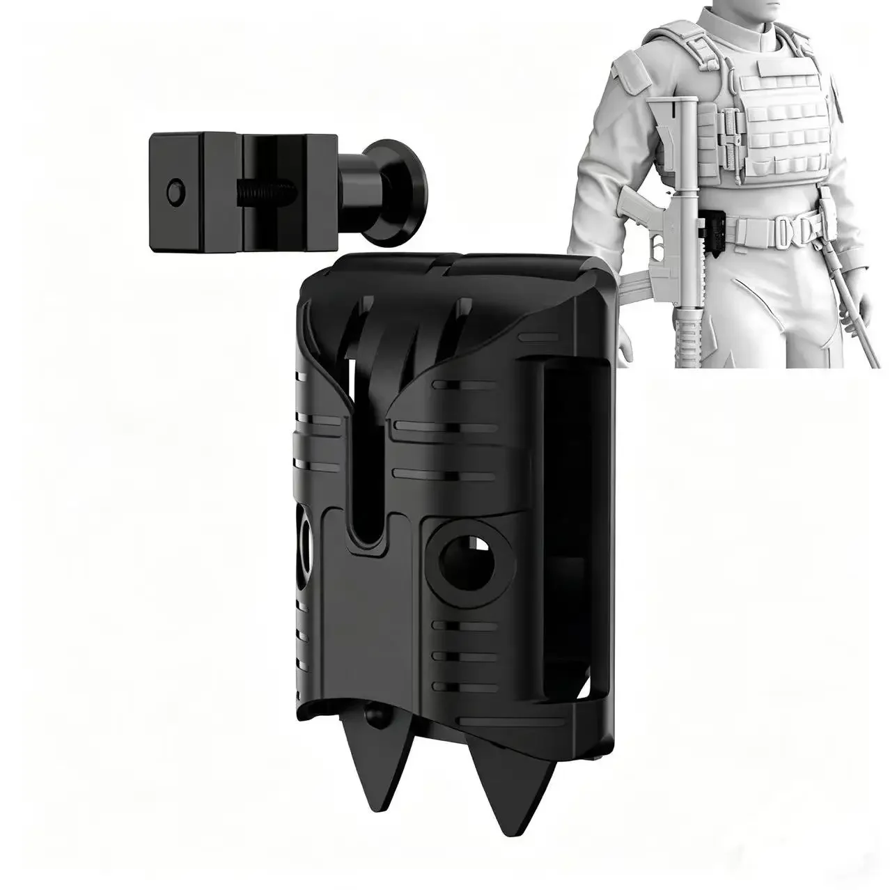 Funda táctica para rifle y pistola de aire comprimido, adaptador de conexión de placa AR para AR15, AR10, M4, M16, AK47, rifles de airsoft, armas de aire comprimido, caza