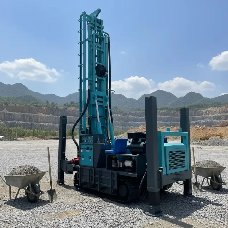 Customized Water Well Drilling Rig Full Automatic Trailer Mounted Ultrasonic Diesel Engine Water Well Drilling Rig