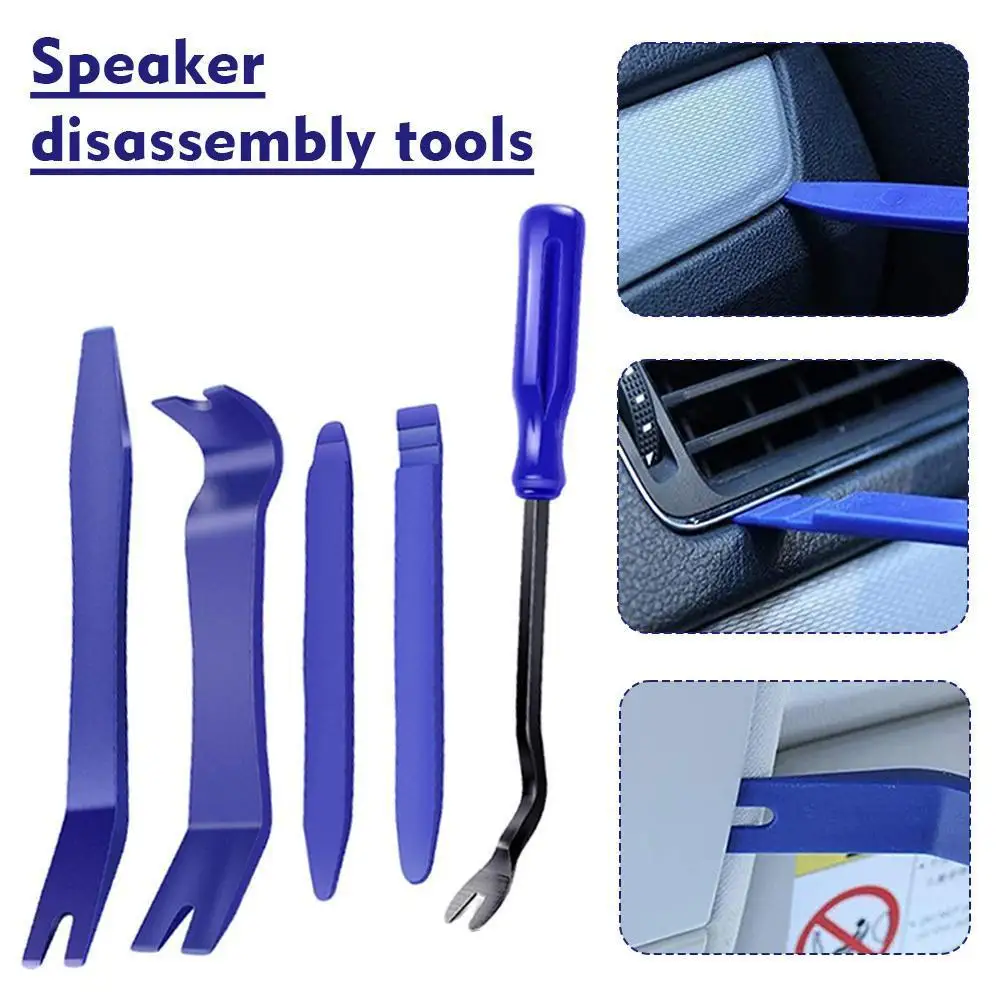 

4/5pcs Car Trim Removal Tool Kit Dashboard Panel Clip Remover, Plastic Pry Tools For Stereo Radio Install, Auto Hand Tools Set