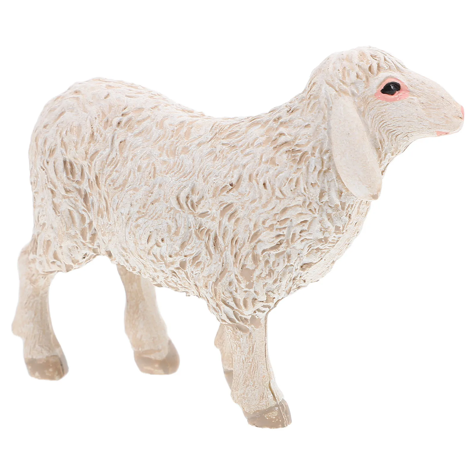 

Mini Resin Lifelike Farm Animal Ornament Durable Garden Decor Cake Topper Small Landscape Accessories Outdoor Indoor