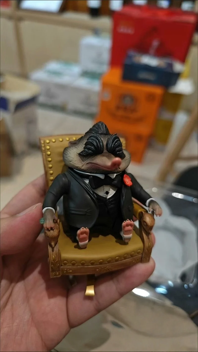 Figurka akcji Mr. Big z Zootopia, figurka kolekcjonerska z Zootopia, zawieszka, zabawki kolekcjonerskie, seria prezentowa, model, ozdoby - dostępne od ręki.