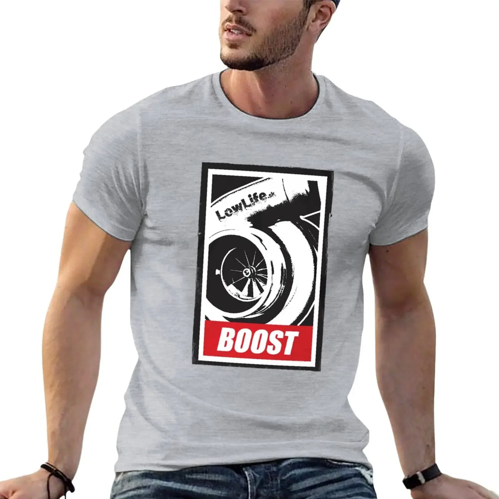 

Turbo boost T-Shirt shirts graphic tees quick-drying Men's cotton t-shirt