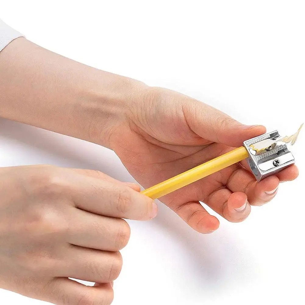 2 Holes Pencil Sharpener Multi-functional Kids Sharpener For Charcoal Writing Sketch Drawing Learning Tools School Supplies