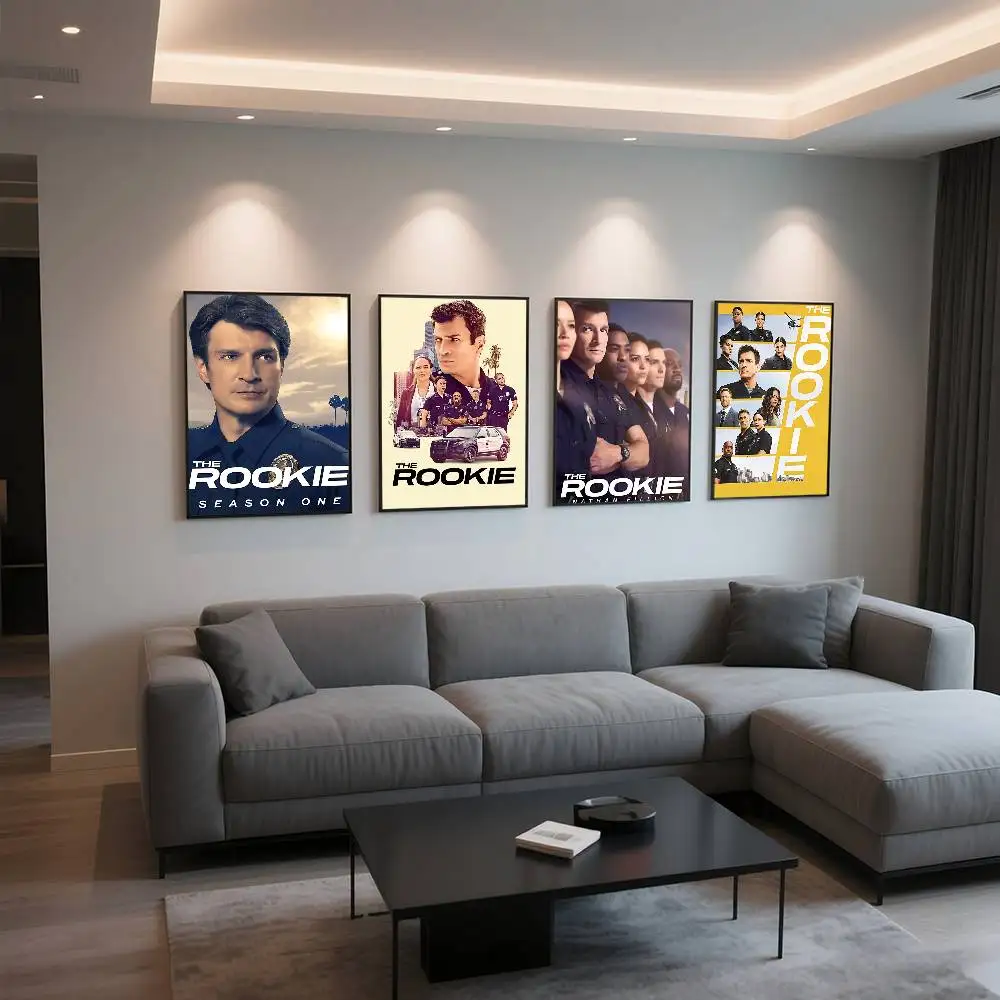 T-The ROOKIE MOVIE ملصقات عتيقة لزجة ريترو كرافت ورقة ملصق DIY غرفة بار مقهى ملصقات طلاء جدران