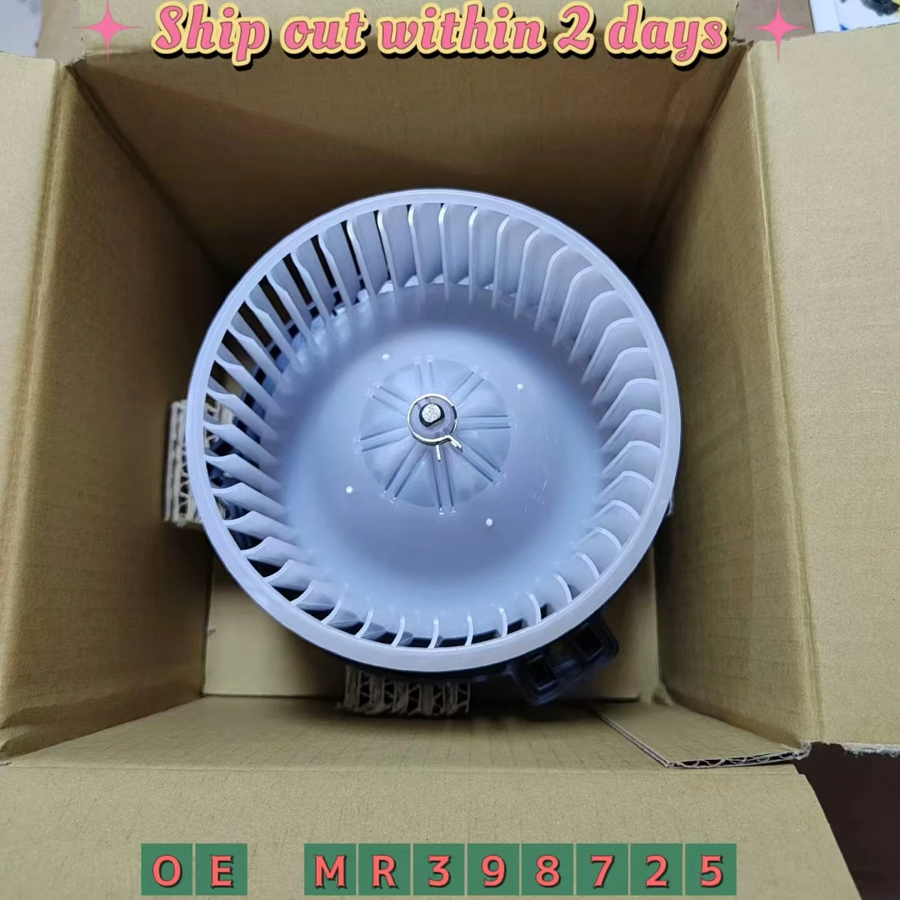 محرك مروحة منفاخ سخان أصلي لميتسوبيشي مونتيرو سبورت باجيرو 3 MK3 V73 V75 V77 V78 2000-2006 عربة الفضاء MR398725