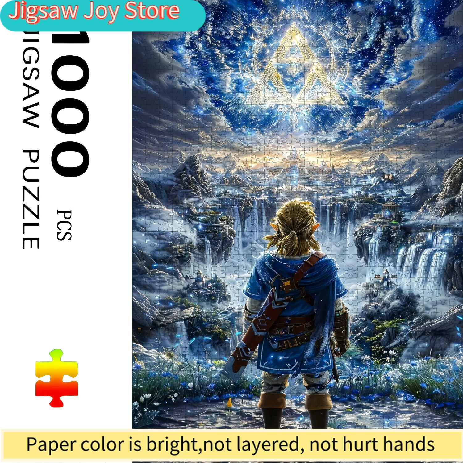 

s Anime-Themed Jigsaw Puzzle Suitable for Adults & Families - Large Box with Challenging Brain Teaser, DIY Home Decor, Christm