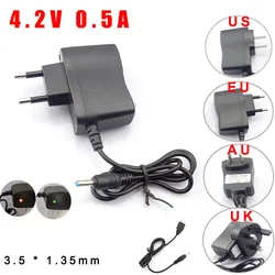 Universal DC 3.5mm Power Cable USB Charger charging Cable wire for 18650 rechargeable batteries for headlamp flashlight torch