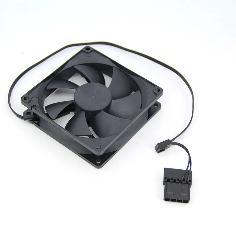 80mm 90mm 120mm 8cm 8025 DC 12v 3pin big 4pin Brushless Computer Cooling Fan PC Fans For Computer Case GPU CPU Cooler Radiator L