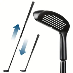 CRESTGOLF palo de Golf telescópico ajustable, Putter de Golf de doble cara, Accesorios Negros para diestros o zurdos